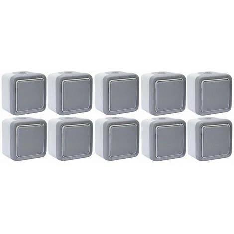 Interrupteur va-et-vient Plexo - gris LEGRAND - Nombre d'interrupteurs: 1 Interrupteur Va-et-vient Plexo - Gris LEGRAND - Nombre D'interrupteurs: 1 -LEGRAND Soldes 549179 1