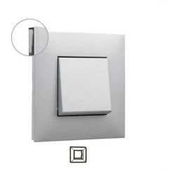 Plaque De Recouvrement VALENA NEXT Avec 1 éléments En Aluminium - LEGRAND