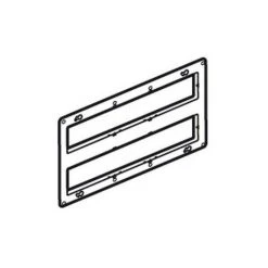 Legrand 080268 - Support Grand Format Batibox - Pour Prog Mosaic - 2 X 10 Mod - Noir