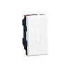 Legrand 077002 - Va-et-vient Prog Mosaic - 1 Mod - 10 AX - à Voyant à LED - Blanc - Gris -LEGRAND Soldes 5513019 1