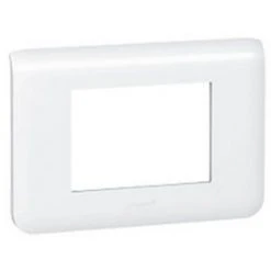 Legrand 078803 - Plaque MOSAIC - 3 Modules - BLANC - BLANC