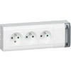 Bloc Multiprise Fixable Legrand 3x2P+T - Sans Cordon - L. 208 Mm -LEGRAND Soldes 55945 1
