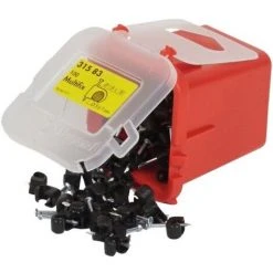 LEGRAND Attaches Multidiamètres Multifix Pour Câble 10 à 14mm Pointe 18x30mm Coloris Gris Boîte De 100 Pièces - Gris