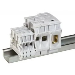 LEGRAND Bloc Jonction Viking 3 à Vis 1 Jonction1 Entrée1 Sortie Gris Pas 5 Mm - Gris