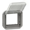 LEGRAND Adaptateur Plexo Pour Mosaic 2 Modules à Volet Transparent - Gris (070055) -LEGRAND Soldes 57679245 1