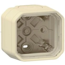 LEGRAND Boîtier Saillie 2 Embouts à Membrane 1 Entrée 1 Poste Plexo Sable (069863L)