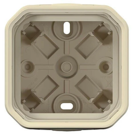 LEGRAND Boîtier saillie 2 embouts à membrane 1 entrée 1 poste Plexo sable (069863L) LEGRAND Boîtier Saillie 2 Embouts à Membrane 1 Entrée 1 Poste Plexo Sable (069863L) -LEGRAND Soldes 57679272 2