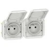 LEGRAND Prise De Courant 2x2P+T Horizontale Plexo Composable Blanc (069642L) 1 LEGRAND Prise De Courant 2x2P+T Horizontale Plexo Composable Blanc (069642L) -LEGRAND Soldes 57679306 1