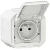 LEGRAND Prise De Courant 2P+T Plexo Complet Saillie Blanc (069781L) -LEGRAND Soldes 57679315 1