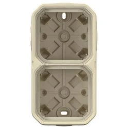 LEGRAND Boîtier Saillie à Embouts 2 Postes Horizontaux Et Verticaux Plexo Sable (069867L) -LEGRAND Soldes 57679318 2