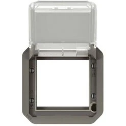 LEGRAND Adaptateur Plexo à Volet Transparent Pour Mosaic - Composable Anthracite (069880L) -LEGRAND Soldes 57679321 2