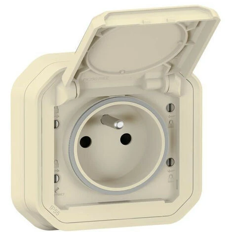 LEGRAND Prise de courant avec volet Plexo complet encastré avec griffes - sable (070075) LEGRAND Prise De Courant Avec Volet Plexo Complet Encastré Avec Griffes - Sable (070075) -LEGRAND Soldes 57679337 1