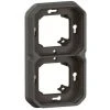 LEGRAND Support Plaque Encastré 2 Postes Montage Horizontal/vertical Plexo Anthracite (069607L) -LEGRAND Soldes 57679350 1