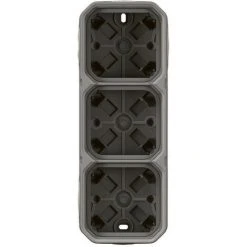 LEGRAND Boîtier Saillie à Embouts 3 Postes Horizontaux Et Verticaux Plexo Gris (069680L) -LEGRAND Soldes 57679352 2