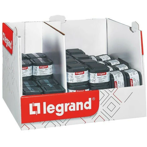 LEGRAND Mini box 40 prises et 20 va-et-vient Plexo complet saillie - anthracite (300205) LEGRAND Mini Box 40 Prises Et 20 Va-et-vient Plexo Complet Saillie - Anthracite (300205) -LEGRAND Soldes 57679385 1