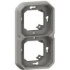 LEGRAND Support Plaque Encastré 2 Postes Montage Horizontal/vertical Plexo Gris (069683L) 2 LEGRAND Support Plaque Encastré 2 Postes Montage Horizontal/vertical Plexo Gris (069683L) -LEGRAND Soldes 57679408 1