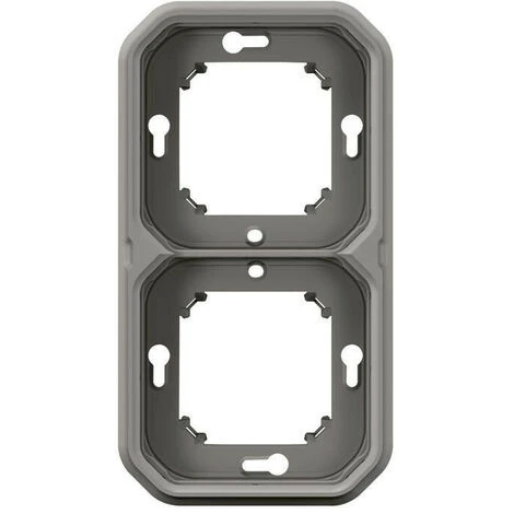 LEGRAND Support plaque encastré 2 postes montage horizontal/vertical Plexo gris (069683L) LEGRAND Support Plaque Encastré 2 Postes Montage Horizontal/vertical Plexo Gris (069683L) -LEGRAND Soldes 57679408 2