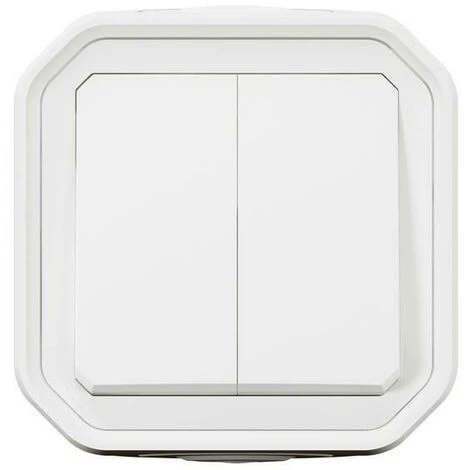 LEGRAND Commande double interrupteur ou poussoir Plexo complet saillie blanc (069755L) LEGRAND Commande Double Interrupteur Ou Poussoir Plexo Complet Saillie Blanc (069755L) -LEGRAND Soldes 57679410 2