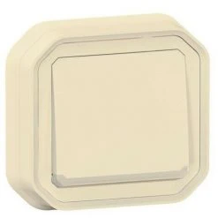 LEGRAND Interrupteur Ou Va-et-vient Plexo Complet Encastré Avec Griffes - Sable (070073)