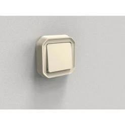 LEGRAND Interrupteur Ou Va-et-vient Plexo Complet Encastré Avec Griffes - Sable (070073) -LEGRAND Soldes 57679514 3