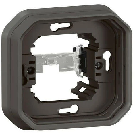 LEGRAND Plaque support 1 poste Plexo pour montage encastré - anthracite (070093) LEGRAND Plaque Support 1 Poste Plexo Pour Montage Encastré - Anthracite (070093) -LEGRAND Soldes 57679516 1