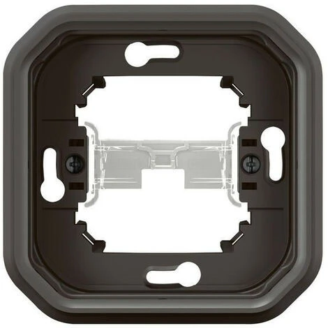 LEGRAND Plaque support 1 poste Plexo pour montage encastré - anthracite (070093) LEGRAND Plaque Support 1 Poste Plexo Pour Montage Encastré - Anthracite (070093) -LEGRAND Soldes 57679516 2