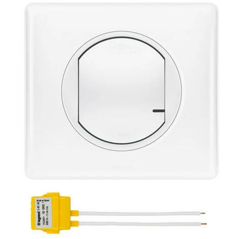 Prêt-à-poser connectable Céliane avec commande sans fils sans pile et interrupteur filaire Legrand - 230V - Blanc - Blanc Prêt-à-poser Connectable Céliane Avec Commande Sans Fils Sans Pile Et Interrupteur Filaire Legrand - 230V - Blanc - Blanc -LEGRAND Soldes 58593905 1