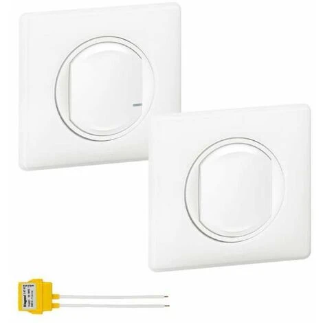 Prêt-à-poser connectable Céliane avec commande sans fils sans pile et interrupteur filaire Legrand - 230V - Blanc - Blanc Prêt-à-poser Connectable Céliane Avec Commande Sans Fils Sans Pile Et Interrupteur Filaire Legrand - 230V - Blanc - Blanc -LEGRAND Soldes 58593905 2