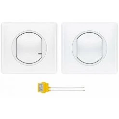 Prêt-à-poser Connectable Céliane Avec Commande Sans Fils Sans Pile Et Interrupteur Filaire Legrand - 230V - Blanc - Blanc 4 Prêt-à-poser Connectable Céliane Avec Commande Sans Fils Sans Pile Et Interrupteur Filaire Legrand - 230V - Blanc - Blanc -LEGRAND Soldes 58593905 3
