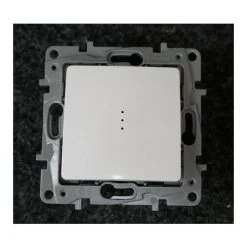 LEGRAND Va-et-vient Lumineux 10A (sans Lampe) Blanc Encastré Avec Support (sans Plaque) Bornes Auto Série NILOE