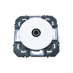 Legrand 600351 Prise TV Dooxie Simple étoile Blindée Finition Blanc - Blanc