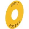 Etiquette Osmoz - Pour Arrêt D'urgence - Diamètre 60 Mm - Jaune - Legrand 024174 - Jaune -LEGRAND Soldes 59338617 1