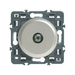 Prise TV Simple Type "F" à Visser Céliane - Titane - Legrand