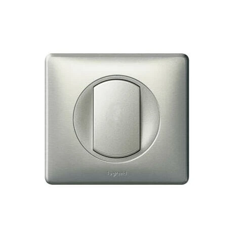 Interrupteur ou va-et-vient avec plaque Céliane Soft - 10A - Titane - Legrand Interrupteur Ou Va-et-vient Avec Plaque Céliane Soft - 10A - Titane - Legrand -LEGRAND Soldes 59505156 1