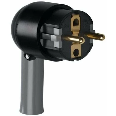 Fiche à tête pivotante, 230 V, noire - legrand 050176 - 2P+T fiches à extraction facile - 16 A - Prises et fiches mobiles. Fiche à Tête Pivotante, 230 V, Noire - Legrand 050176 - 2P+T Fiches à Extraction Facile - 16 A - Prises Et Fiches Mobiles. -LEGRAND Soldes 59586687 1