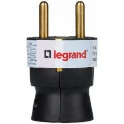 Prise De Courant Avec Tête Pivotante Mobile, 3680 W, 230 V, Noir - Legrand 050178 - Fiche 2P+T - 16A - Fiches Et Prises Mobiles. -LEGRAND Soldes 59586714 3