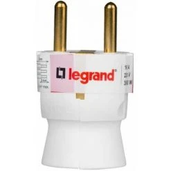 Prise De Courant à Tête Mobile Pivotante, 3680 W, 230 V, White - Legrand 050187 - Fiche 2P+T - 16A - Socles Et Fiches Mobiles. 4 Prise De Courant à Tête Mobile Pivotante, 3680 W, 230 V, White - Legrand 050187 - Fiche 2P+T - 16A - Socles Et Fiches Mobiles. -LEGRAND Soldes 59586742 3