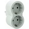 Adaptateur De Contact Pour Legrand (type F, Sécurité Enfants, 2P+E, CE), Couleur White - 2X Shuko