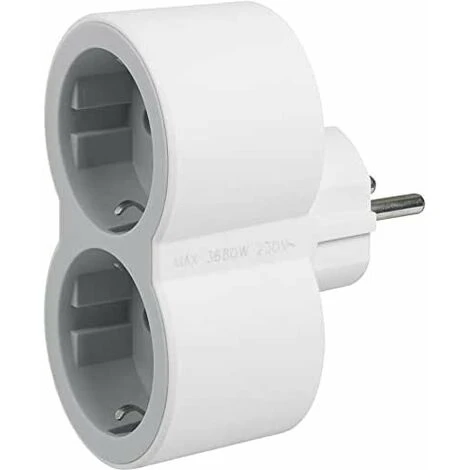 Adaptateur de contact pour Legrand (type F, sécurité enfants, 2P+E, CE), couleur white - 2X Shuko Adaptateur De Contact Pour Legrand (type F, Sécurité Enfants, 2P+E, CE), Couleur White - 2X Shuko -LEGRAND Soldes 59587236 4