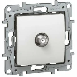 Legrand 664750 Prise Tv Niloé - Simple 'f' - étoile Blindée - Pur