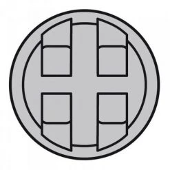 Legrand 068494 Enjoliveur Céliane Titane - Prise Quadruple Pour Réseau Optimum Auto