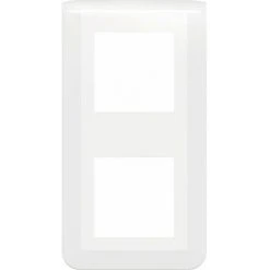 LEGRAND PLAQUE 2X2M BLANC VERTICAL -