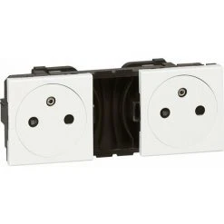 LEGRAND MOSAIC 2X2P+T F/B SURFACE BLAN -