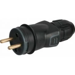 LEGRAND FICHE 2P+T FR CAOUT.NOIR AUTO -