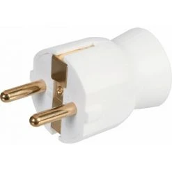 LEGRAND FICHE 2P+T SCH S.DROITE BLANC -