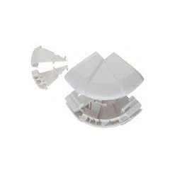 LEGRAND ANGLE EXTER.JOUE H.50 BLANC -