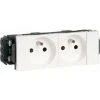 LEGRAND 2X2P+T CLIP DIRECT PRMOSAIC - -LEGRAND Soldes 59738753 1