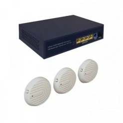 Legrand 033494 - Pack Switch Gigabit Poe 6 Ports + 3 Point Acces Wifi Poe