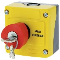 LEGRAND Boîte à Bouton équipée 1 Trou Coup De Poing à Clé Nà 455 Ø 40