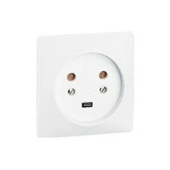 LEGRAND Socle à Encastrer 20A 3P+N+T Plaque 80x80 Mm à Vis